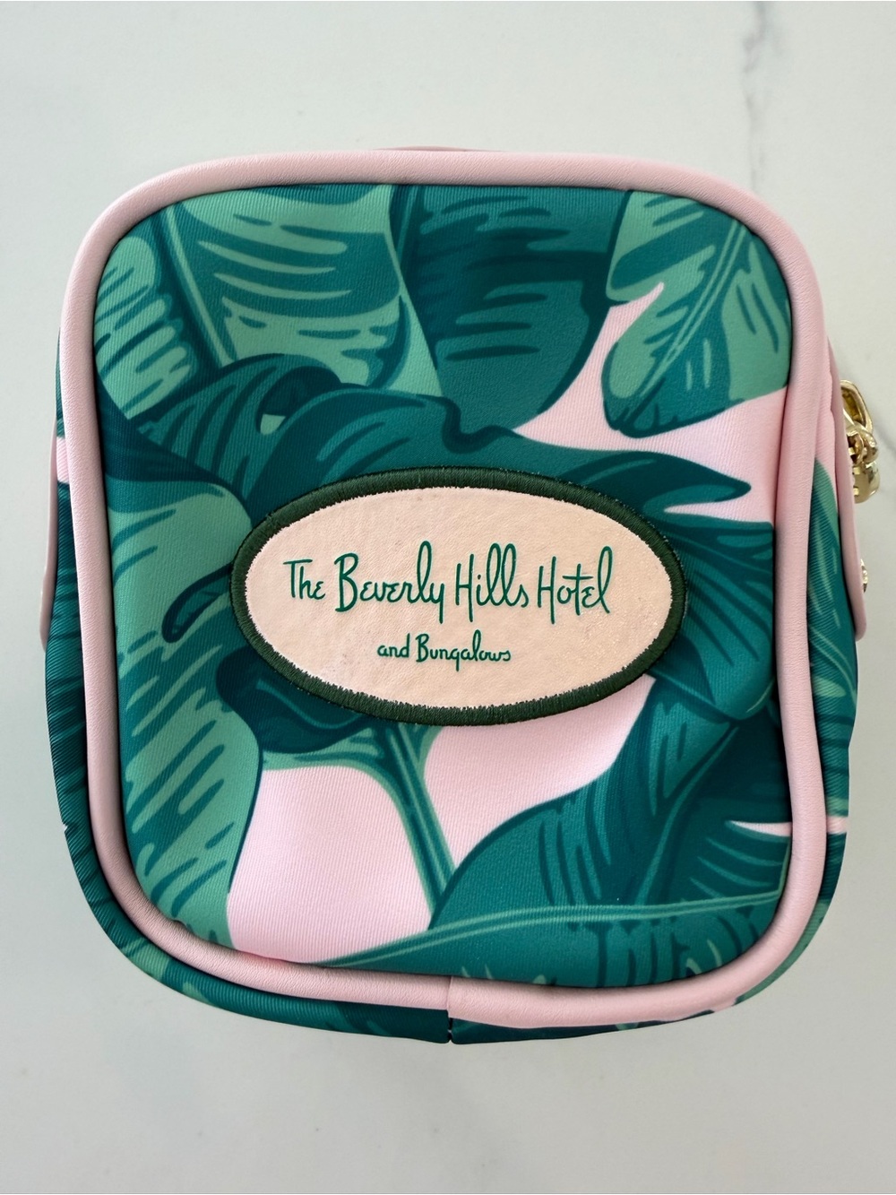 Stoney Clover Lane x The Beverly Hills Hotel Small Pouch - Banana Leaf Print